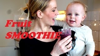 Fruit Smoothie Maken  Fruit Smoothie met extra bouwstoffen [upl. by Enohsal]