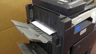 Konica Minolta Bizhub C253 Colour Photocopier Copier Printer Email  finisher [upl. by Ahseen]