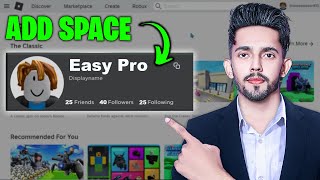 How To Put Spaces In Your Display Name On Roblox  Roblox Usernames With Spaces 2024 New Method [upl. by Flip]