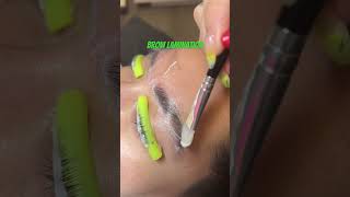 How to make perfect eyebrow lamination [upl. by Sukramal]