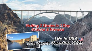 Life in USA 🇺🇸 Visiting Hoover Dam  Las Vegas Vacation 2023 adayinourlifevlogs [upl. by Akirderf]