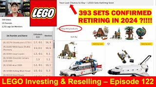 LEGO Sets Retiring 2024 CONFIRMED  Last Chance Page  And New SALES [upl. by Llednil]