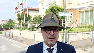 Centenario Alpini di Crespano intervista a Giuseppe Rugolo presidente della Sezione quotMonte Grappaquot [upl. by Nnylirehs]