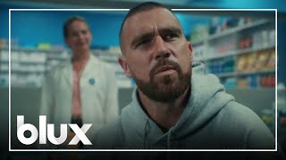 Travis Kelce Pfizer Commercial 🏈 FULL  blux [upl. by Redford212]