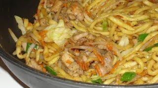 Chicken Yakisoba fried noodles [upl. by Ysset212]