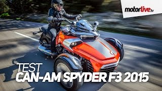 TEST  CANAM SPYDER F3 [upl. by Nolrak]