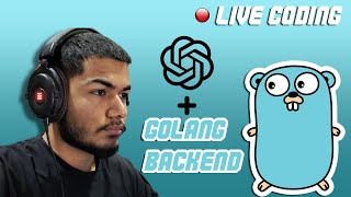 Live Coding Golang Backend  Software Development  Web Development Project [upl. by Eecyak]