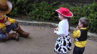 Meeting Woody and Jessie at Magic Kingdom [upl. by Lilahk764]