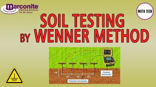 Soil Testing by Wenner Method  MARCONITE  INTER TECH  INDIA [upl. by Yvonner666]