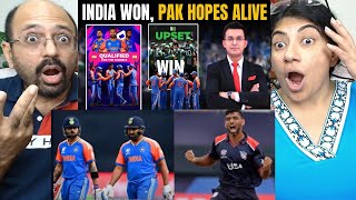 USA vs IND  USA को 7 wicket से हराकर India ने Pakistan की Super 8 की उम्मीद रखी ज़िंदा✨। [upl. by Noet]