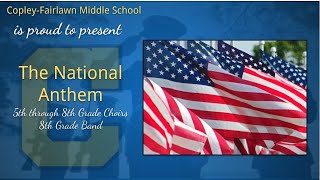 CopleyFairlawn Middle School  National Anthem November 2020 [upl. by Sollie]