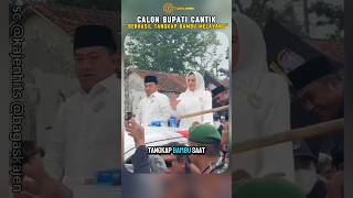 CALON BUPATI CANTIK PEKALONGAN BERHASIL TANGKAP BAMBU [upl. by Tloc80]