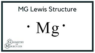 Mg Lewis Structure  How to Draw the Lewis Structure for MG Magnesium [upl. by Klug]