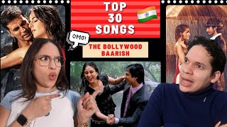 Waleska amp Efra react to Top Bollywood Raining Scene Songs [upl. by Yenroc200]