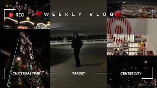 VLOG  Target Runs  Pilates  Christmas  Downtown Philly [upl. by Acinelav775]