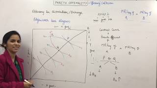 Pareto optimality and Edgeworth box diagram [upl. by Drescher]