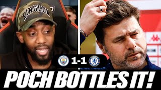 POCH BOTTLES IT KDB STILL CONNING THE PUBLIC 👀 Manchester City 11 Chelsea MATCH REACTIOn [upl. by Higgins]