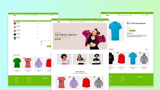 How to Make a MultiPage Ecommerce Website with HTML CSS and JavaScript [upl. by Lib400]