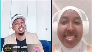 Hussein Ogaden vs gabadh Somaliyed MAXAA KALA QABSADY [upl. by Nojram910]