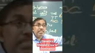 Genetics Mendels law of Dominance [upl. by Danae]