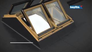 How to install  Keylite Flat Roof Apex Systems FRX [upl. by Staford763]