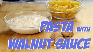 italianrecipes ligurian walnut sauce pasta [upl. by Eram642]