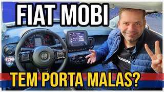 Interior do Fiat Mobi Trekking SURPREENDE mas espaço é LIMITADO [upl. by Adnaram284]