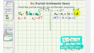 Ex 2 Find the Sum of an Arithmetic Series [upl. by Wiebmer]