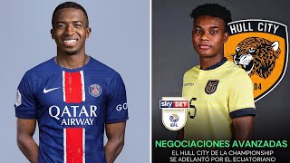 Oscar Zambrano se marcha al Futbol de Inglaterra 2024  Willian Pacho es nuevo jugador del PSG [upl. by Ahsitam751]