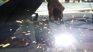 testing gasless mig welding [upl. by Edson]