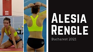 Alesia Rengle  Womans High Jump  Romanian National Championships  Bucarest 2021 [upl. by Idarb]