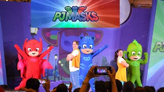 PJ Masks in REAL LIFE PJ Masks Dancing Catboy Owlette Gekko Theme Songs [upl. by Shea]