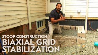 Stoop Construction  Biaxial Grid Stabilization [upl. by Kcired]