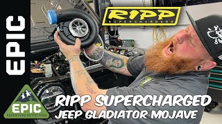 Ripp Supercharged Jeep Gladiator Mojave  More Power Awesome Sound [upl. by Acirahs45]