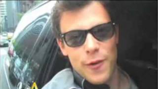 Cory Monteiths Glee Video Diary [upl. by Atsev680]