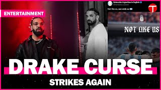 Drake curse strikes again Argentina team mocks Drake with ‘Not Like Us’ after 330k bet lost [upl. by Nimajneb]