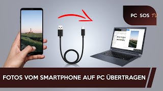 Fotos vom Smartphone auf PC übertragen  PC SOS TV [upl. by Ellered537]