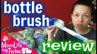 TOMMEE TIPPEE BOTTLE BRUSH REVIEW  MOMS EXPERIENCE [upl. by Snevets875]