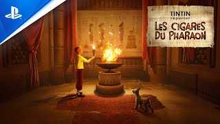 Tintin Reporter  Les Cigares du Pharaon  Trailer de lancement  VF  PS5 PS4 [upl. by Ailes]