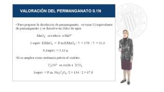 Volumetrías de Oxidación Reducción I   UPV [upl. by Winograd]