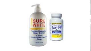 Glutathione IvoryCaps Pills  Sure White Skin Whitening Lightening Body Lotion [upl. by Finegan181]