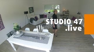 STUDIO 47 live  IMMOBILIENPRÄSENTATION „HOMESTAGING“ [upl. by Bara]