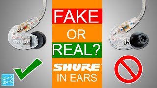 How to Spot Fake Shure In Ears [upl. by Nnayar]