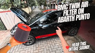 BMC Twin Air Filter on Abarth Punto  How to clean your filters  ഈ Sound ഒന്ന് കേട്ട് നോക്കു [upl. by Moriah]