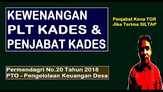 Kewenangan Kepala DesaPLT Kades dan Penjabat Kades PTO PKD [upl. by Bacon200]