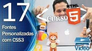 Curso de HTML5  17  Fontes em CSS3  by Gustavo Guanabara [upl. by Kotz490]