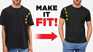 How To Tailor A TShirt [upl. by Attoynek]