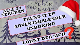 NEW TREND IT UP ADVENTSKALENDER  Unboxing aller 24 Türchen 😍 dm beauty new makeup [upl. by Sarina]