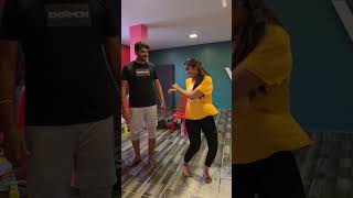 Fun during dance practice🤣 comedy mrmrschinnathirai dance [upl. by Deidre915]