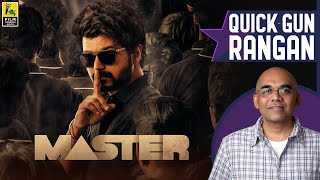 Master Tamil Movie Review By Baradwaj Rangan  Quick Gun Rangan  Vijay  Vijay Sethupathi  Lokesh [upl. by Ycniuq]